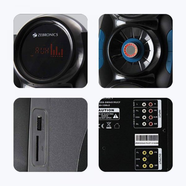 ZEBRONIC H/T 9451Rucf Multimedia Speaker Home Theater