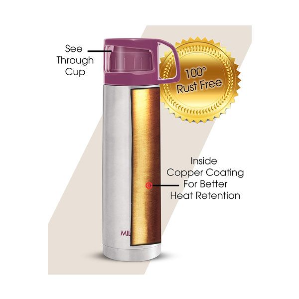 Flask Milton Thermosteel Glassy 1000 MILTON FLASK SS GLASSY 1000 ML
