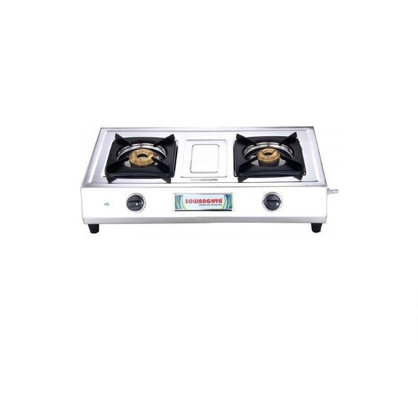 SOWBAGHYA GAS STOVE STAINLESS STEEL 2B
