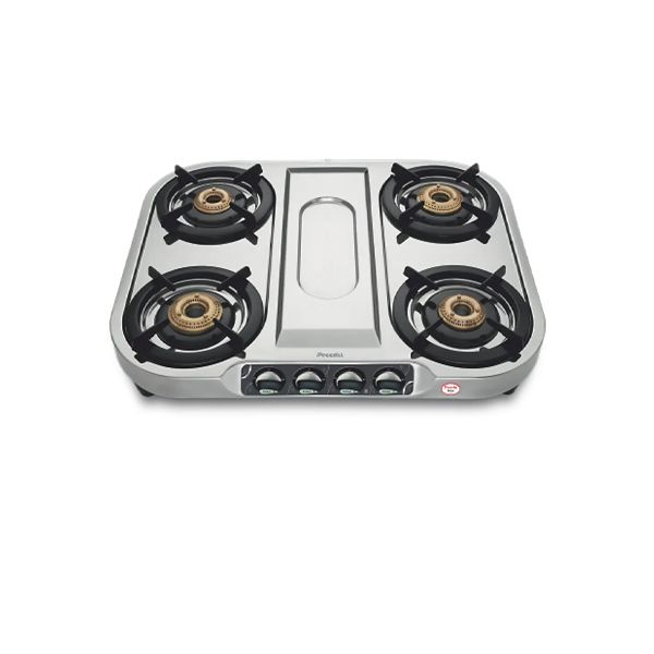 PREETHI GAS STOVE SS GS SHINE 4B 50MM