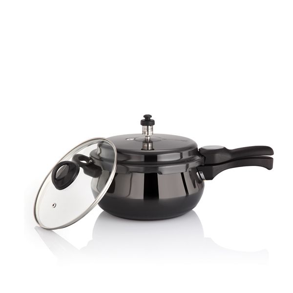 PREMIER COOKER CUCINA TRENDY BLACK IB HANDI 5.5LTR W.G.LID