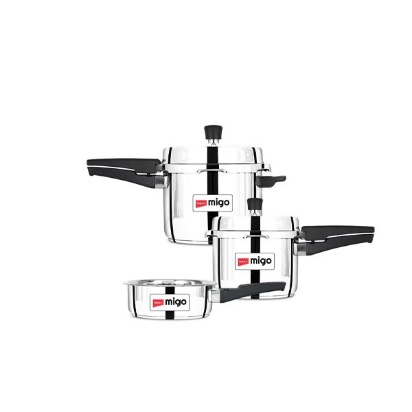 IMPEX SS PRESSURE COOKER FAMILY COMBO (EP 235)