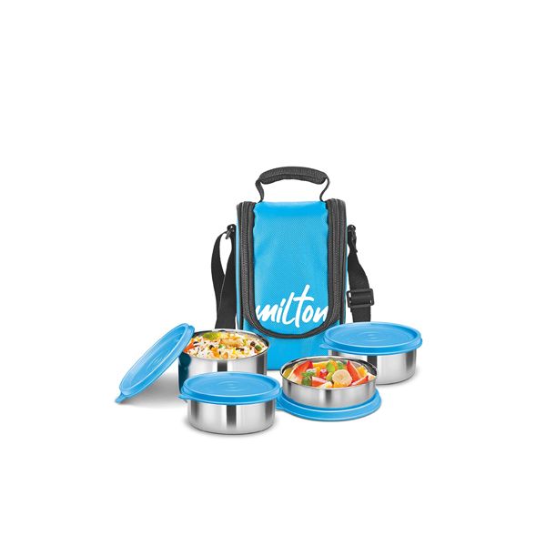 MILTON TIFFIN BOX TASTY LUNCH 4 CONT TIFFIN SL