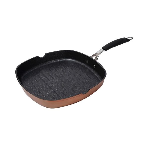 BERGNER INFINITY CHEFS SQUARE GRILL PAN 28CM