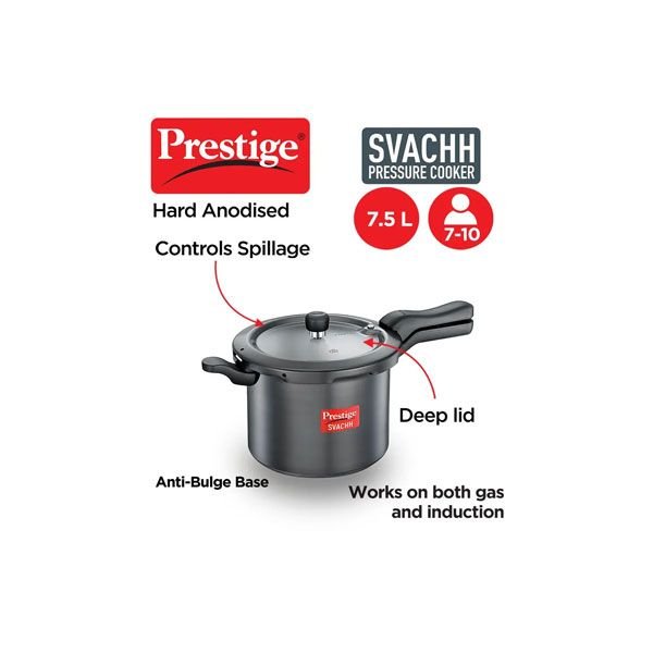 prestige Svachh HA Pressure Pan 7.5L