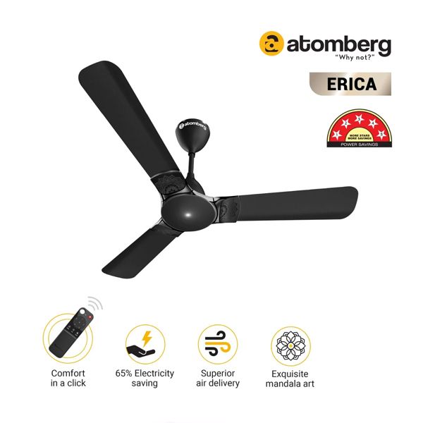 ATOMBERG ERICA CF 1200MM - MIDNIGHT BLACK MATT